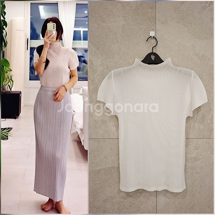 플리츠플리즈 화이트 반목미스트3 이세이미야케--2