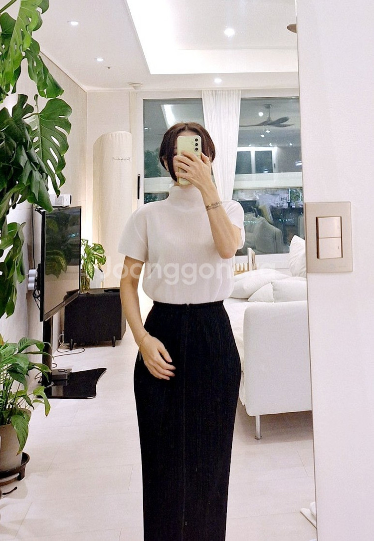 플리츠플리즈 화이트 반목미스트3 이세이미야케--4