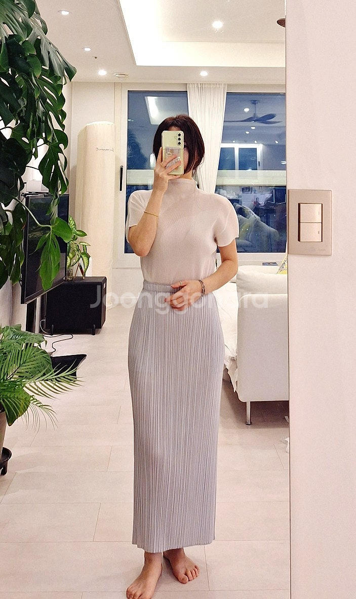 플리츠플리즈 화이트 반목미스트3 이세이미야케--6