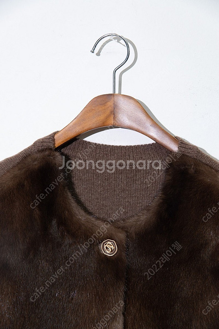 sjsj 밍크 조끼 새상품--2