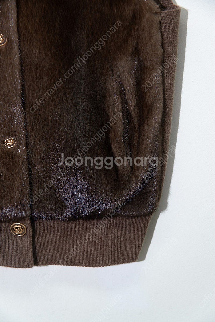 sjsj 밍크 조끼 새상품--3