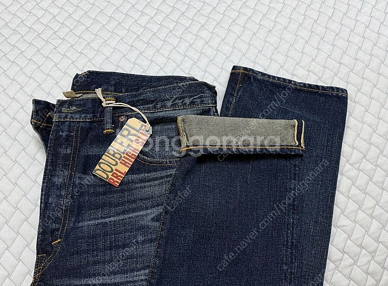 [RRL] 하이 슬림 이스트 웨스트 셀비지 진 36x32 (40만)--5