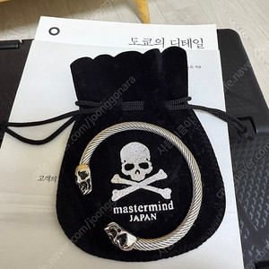 Mastermind 남성 스컬뱅글팔찌