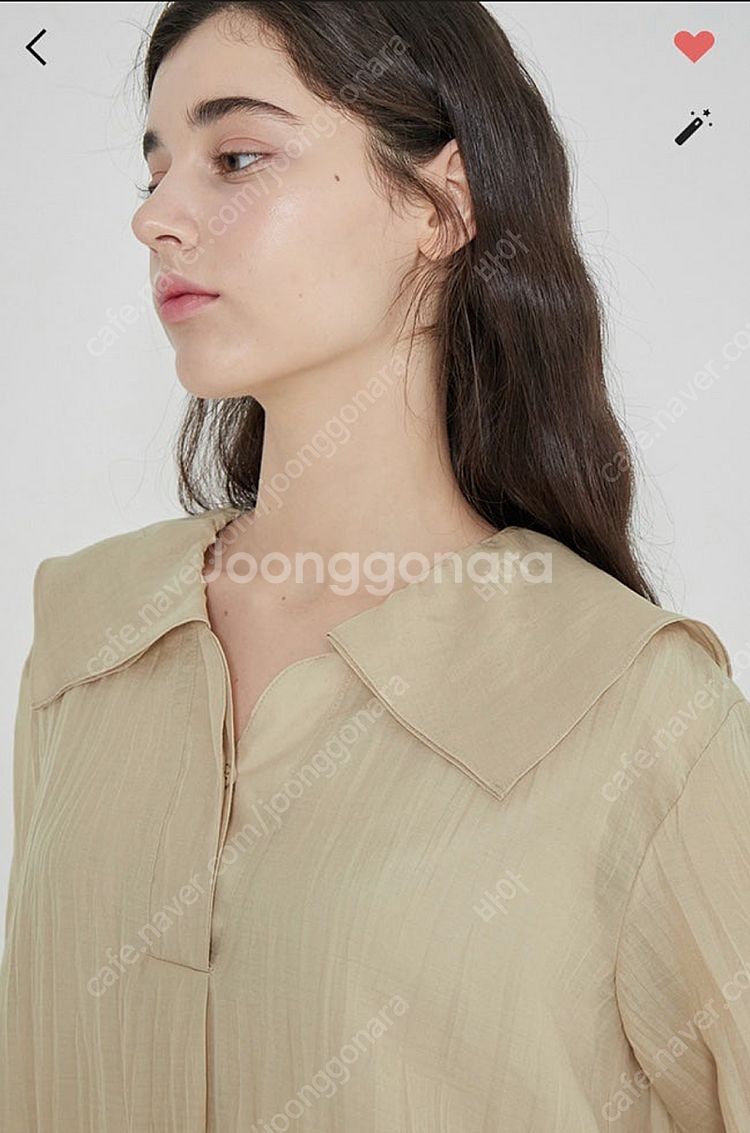 한섬 SJSJ 세일러카라 오펀 블라우스 *^^*--3