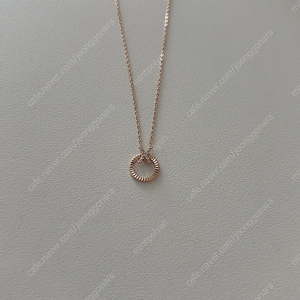 14k 스톤헨지 XOXO 목걸이
