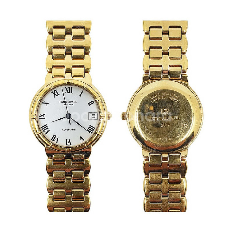 레이몬드 웨일 RAYMOND WEIL 2817 18K 골드 전기도금 오토메틱 빈티지 시계--7