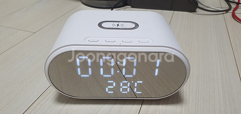 알리오 오브제2 LED 시계 멀티 고속 무선 충전기 판...--0
