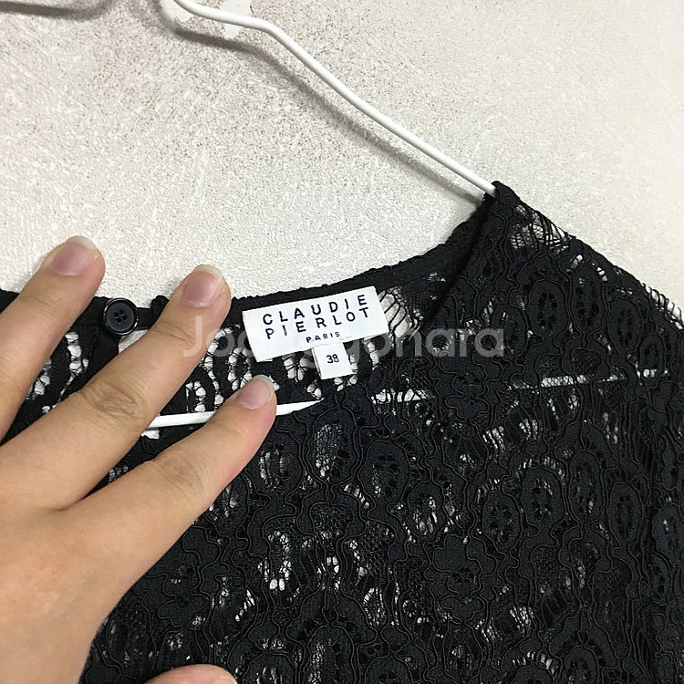 끌로디피에로 산드로 레이스 블라우스 38 / 랑방 마인...--1