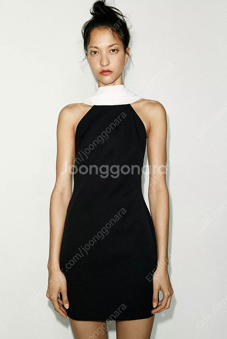 zara 자라 콘트라스트 미니 원피스 59900-299...--1
