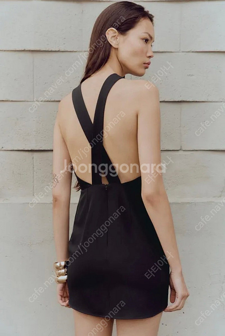 zara 자라 골드 아플리케 미니 원피스 59900-2...--4