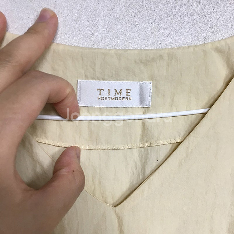 TIME 타임 바스락 스트링 블라우스 F / 랑방 마인...--3