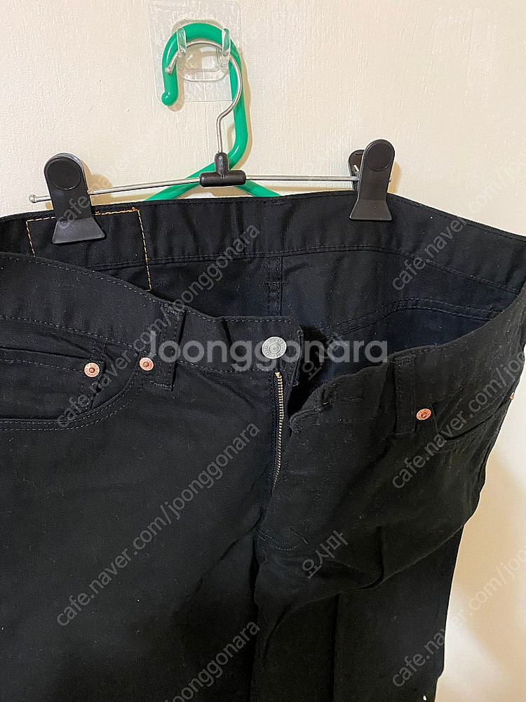 리바이스 Levis 702 블랙진(새거)--3