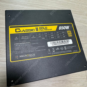 마이크로닉스 골드 풀모듈러 850w 파워 서플라이