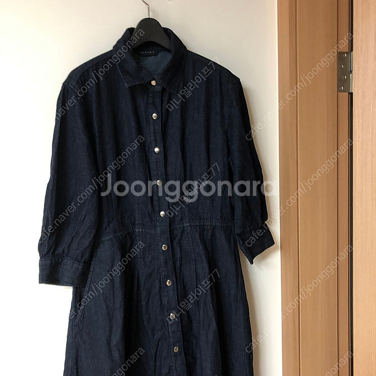 시슬리 21년 데님 청 롱 원피스 맥시 드레스 하객룩 ...--4