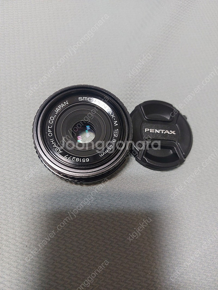 펜탁스 k 마운트 40mm f2.8 팬케익 렌즈--0