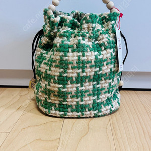 (새상품) 볼삭 포피 버킷백 poppy bucket bag 그린트위드