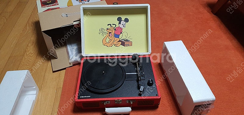 crosley 크로슬리 턴테이블 미키마우스--3