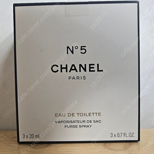[CHANEL]넘버5 오 드 뚜왈렛(3x20ml)105120 새제품 팝니다.