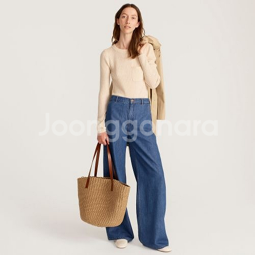 [새제품]제이크루 J.Crew Woven straw m...--0