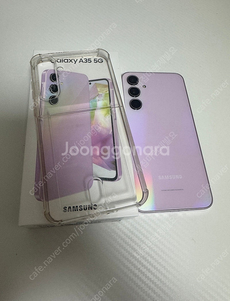 (풀박스/정상해지) 갤럭시 A35 어썸라일락--0