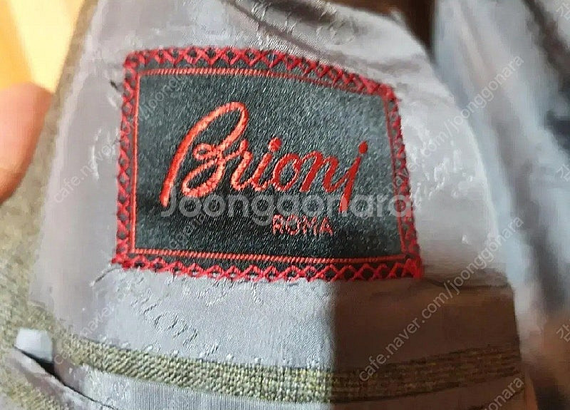 하이엔드 브리오니 더블버튼 울 자켓 105 110--6