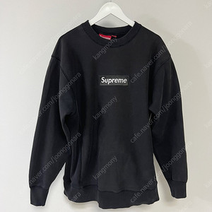 [XL] 슈프림 2003 블랙 박스로고 크루넥 판매합니다