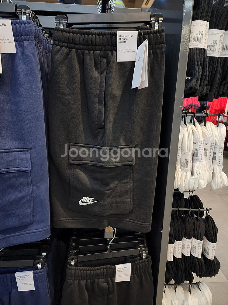 새상품 M ~2XL - 나이키 남성 테리 카고 반바지 ...--2