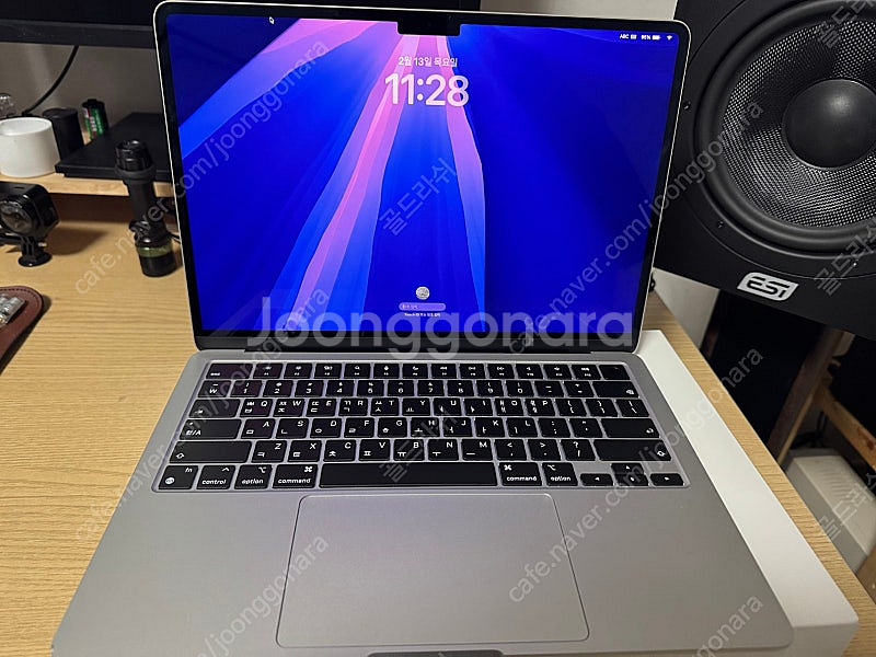 맥북에어 13인치 M2 실버 8GB, 256GB--2