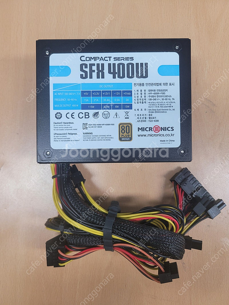 마이크로닉스 SFX 400W 80 PLUS Bronze...--0