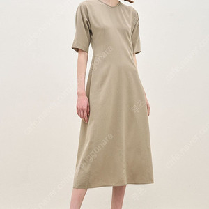 더 캐시미어 하프 슬리브 원피스