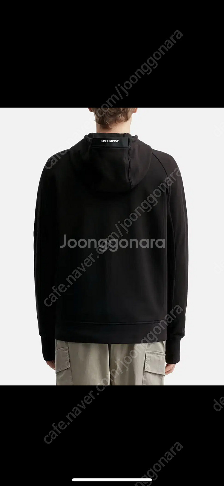C.P 컴퍼니 후드 집업 블랙 새상품 CP컴퍼니--2