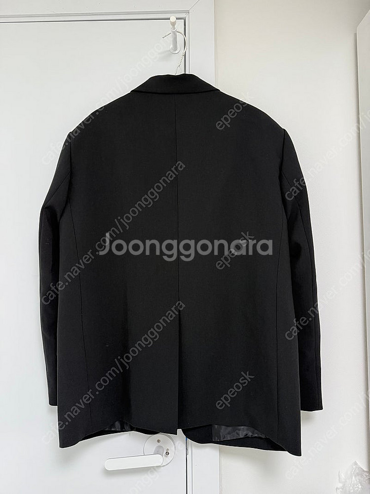 스튜디오톰보이 오버핏 테일러드 자켓 블랙 정가18만 여...--1