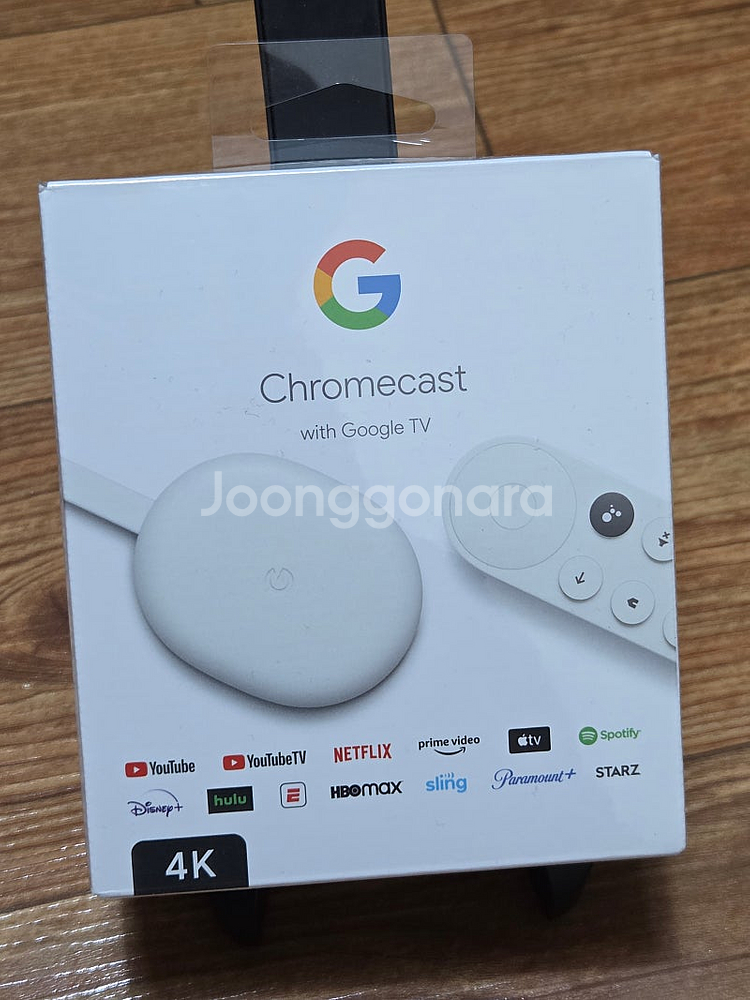 구글 크롬캐스트 4K 미개봉 북미판 팝니다--2