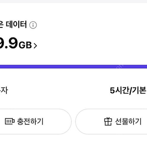 Skt 데이터 2기가 일괄 선물하기로 판매합니다 .