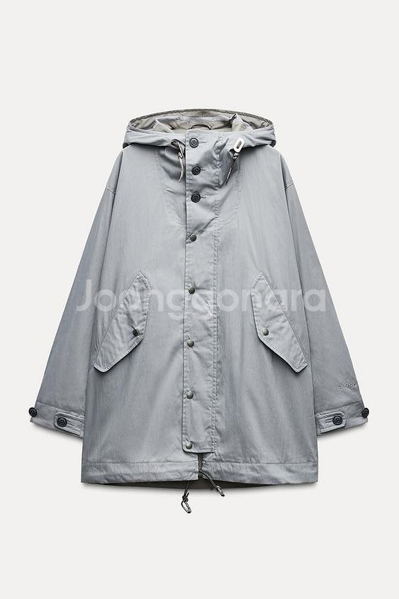 자라 후드 파카 X AND WANDER 앤드원더 콜라보...--3