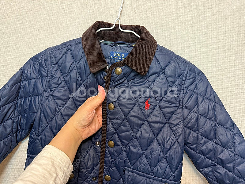폴로 랄프로렌 퀼팅자켓 퀼팅 점퍼 4/4T 네이비--1