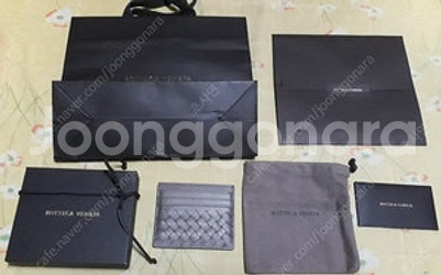 정품 보테가베네타 인트레치아토 나파 카드지갑 새상품 팝니다--3