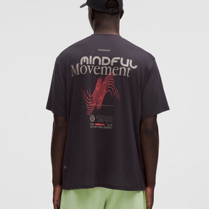 룰루레몬 마일 메이커 메쉬 그래픽 숏슬리브