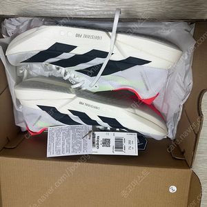 아디다스 아디제로 아디오스 프로 4 클라우드 화이트 코어 블랙 260사이즈 새상품 판매합니다