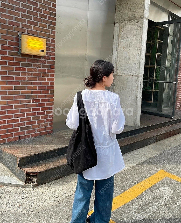 뮤어리 muary 데이지 핀턱 블라우스--5