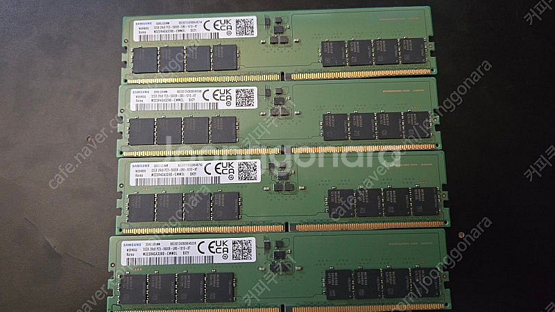 삼성 DDR5 32GB 5600B 4개 판매합니다.--0