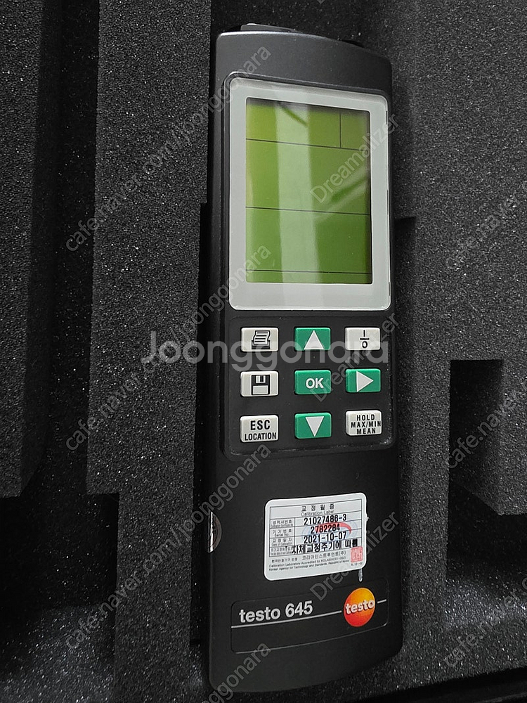 고정밀온습도계 TESTO 645 중고 판매합니다.--0