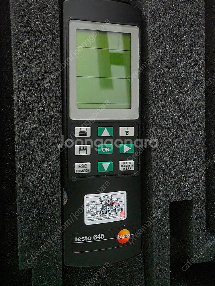 고정밀온습도계 TESTO 645 중고 판매합니다.--3