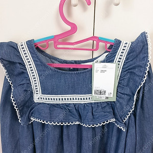 H&M 키즈 여아 데님원피스 140사이즈 새상품