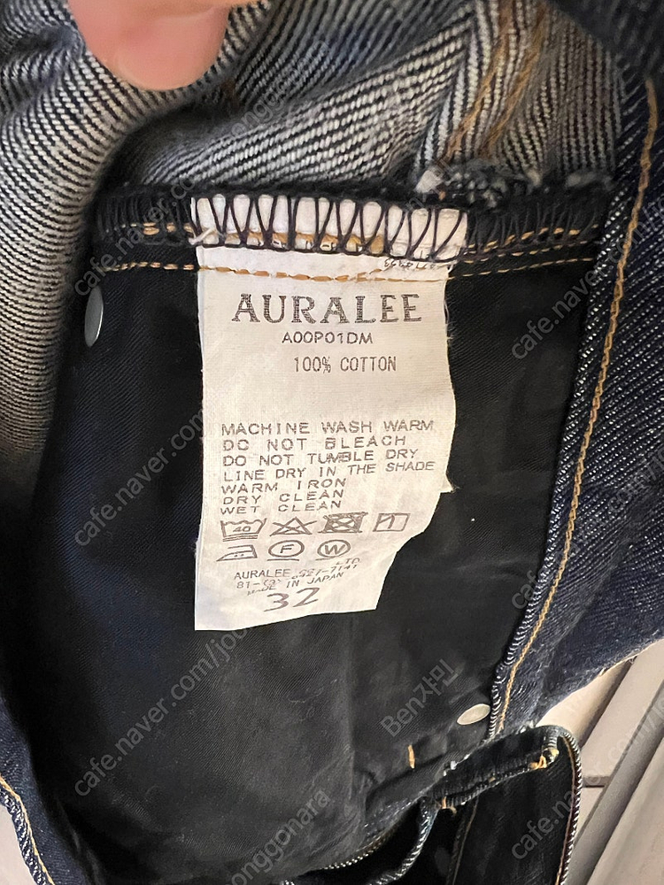 오라리 하드 트위스트 데님 5P (32)--2