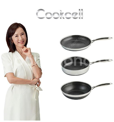 전인화의 쿡셀28cm 세라믹 더블 블랙큐브 프라이팬 정...--1