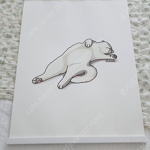 일러스트 포스터2개 + 액자틀2개