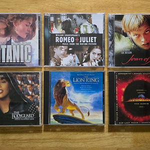 CD 음반 해외 OST 앨범 6장