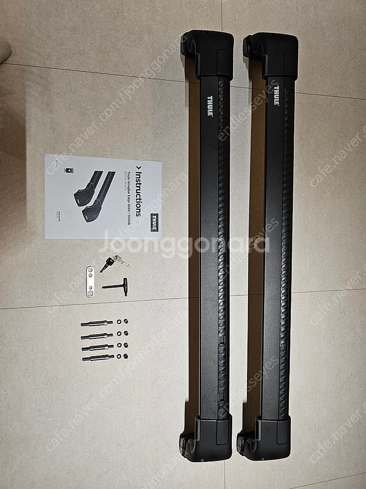 BMW G30 5시리즈 툴레 윙바엣지 블랙--0