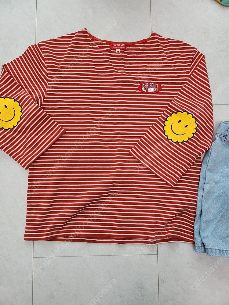 아이스비스킷 청치마바지 티셔츠 155 이미지